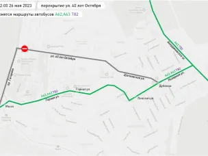 Временные изменения в движении общественного транспорта