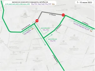 В центре Нижнего Новгорода изменится движение общественного транспорта
