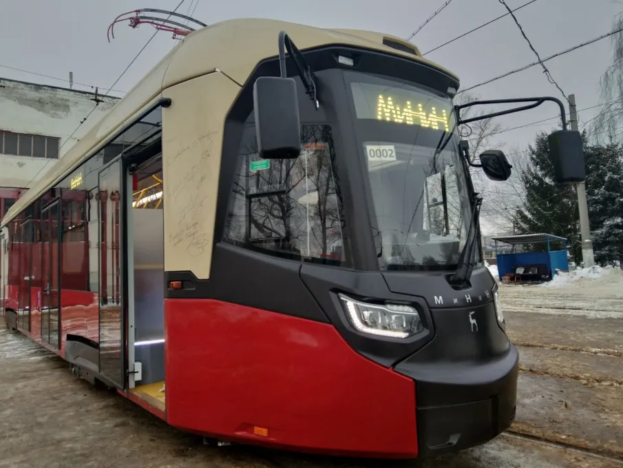 Новый Нижегородский трамвай "МиНиН" начал ходовые испытания