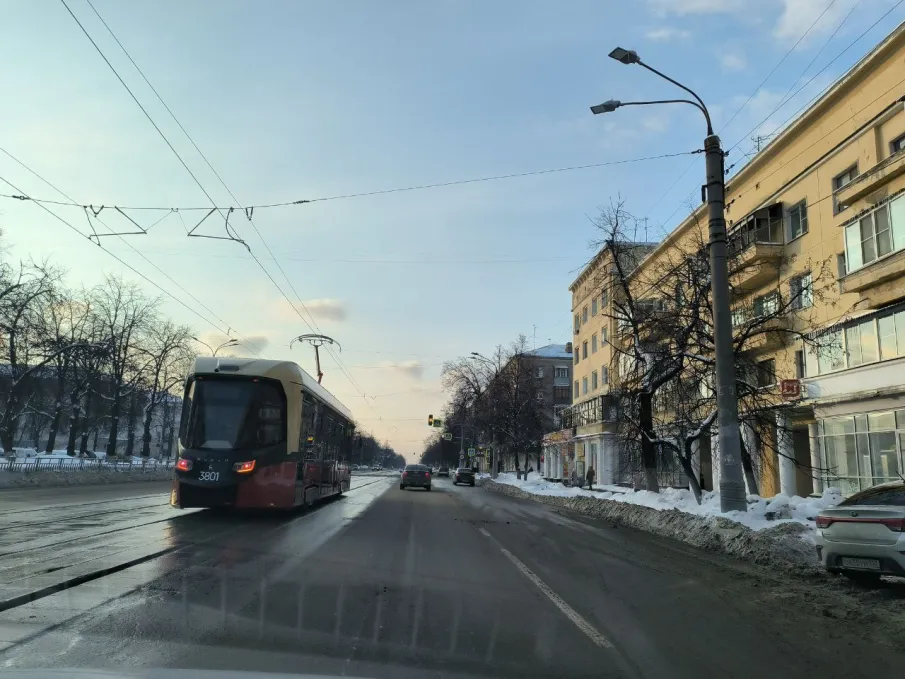 Первый трамвай "Минин" вышел на маршрут в Нижнем Новгороде