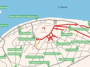 В связи с подготовкой к проведению военного парада в Нижнем Новгороде будет временно прекращено движение на нескольких участках