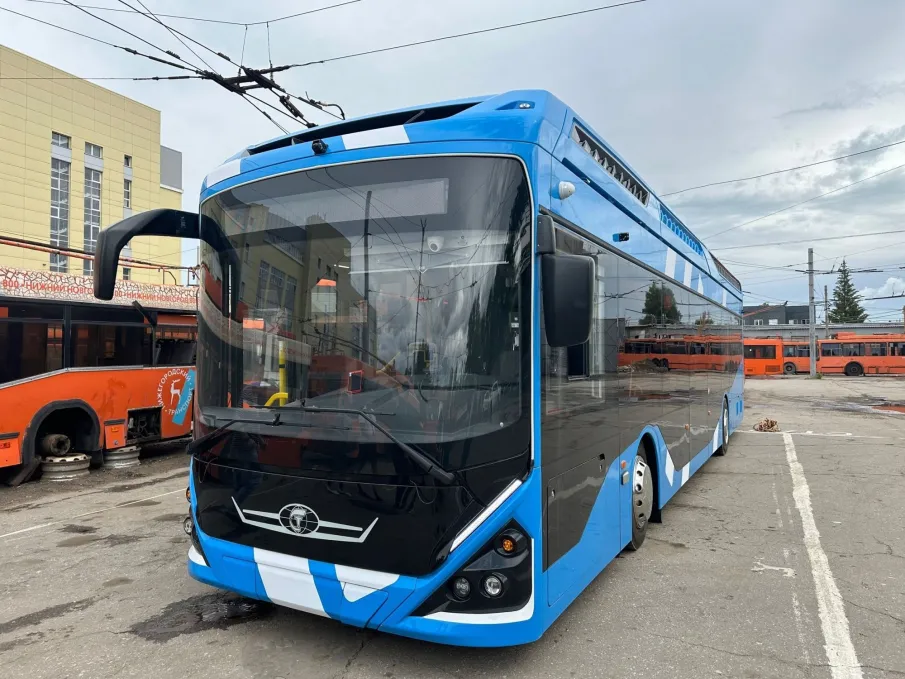 Новый троллейбус «Адмирал» прибыл в Нижний Новгород на обкатку 