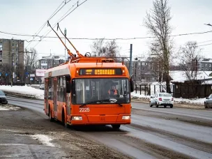 Временно приостановлено движение троллейбусов №13