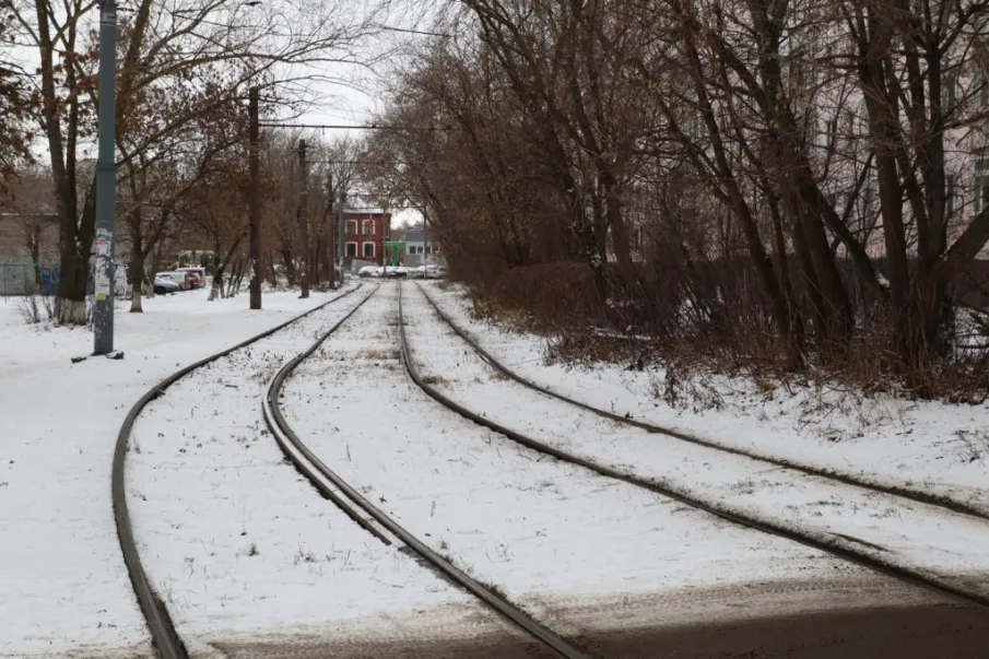 Замена трамвайных путей от пл. Комсомольской до парка «Дубки» начнется с 15 декабря