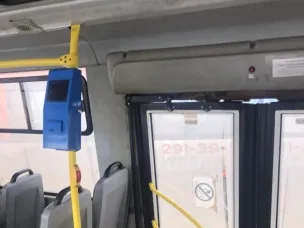 Перевозчик планирует оснастить в марте стационарными валидаторами все автобусы маршрута Т-70