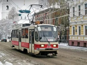Работа трамваев в Нижнем Новгороде будет временно изменена 11,12 и 14 января