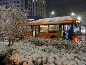 Работа общественного транспорта Нижнего Новгорода в новогоднюю ночь