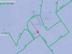 В связи с проведением работ по сооружению монолитных участков трамвайных путей движение транспорта временно приостановят по улице Янки Купалы