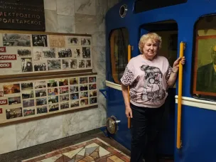 Галина Гуляева - хранительница музея Нижегородского метро