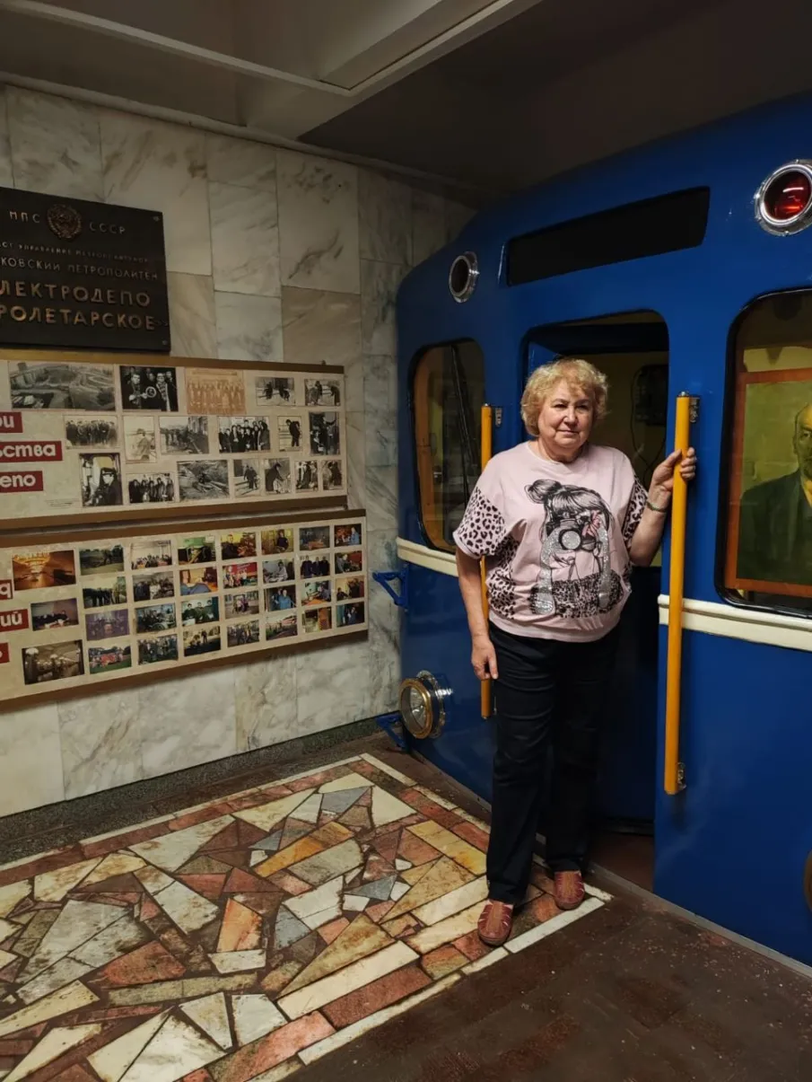 Галина Гуляева - хранительница музея Нижегородского метро