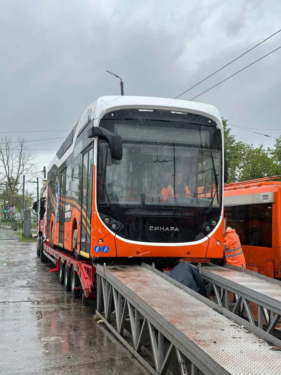 В Нижний Новгород прибыл новый троллейбус «Синара-6254»