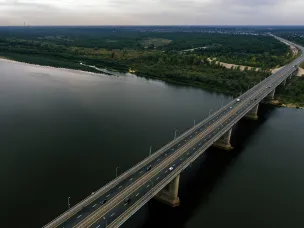 На Южном обходе Нижнего Новгорода идет ремонт моста через Оку