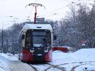 Реконструкция трамвайных путей на разворотном кольце в Лапшихе начнется с 1 февраля 2026 года
