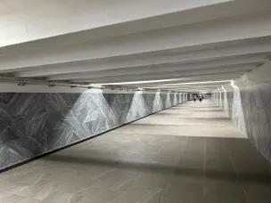 Капитальный ремонт подземного пешеходного перехода на проспекте Гагарина завершился в Советском районе